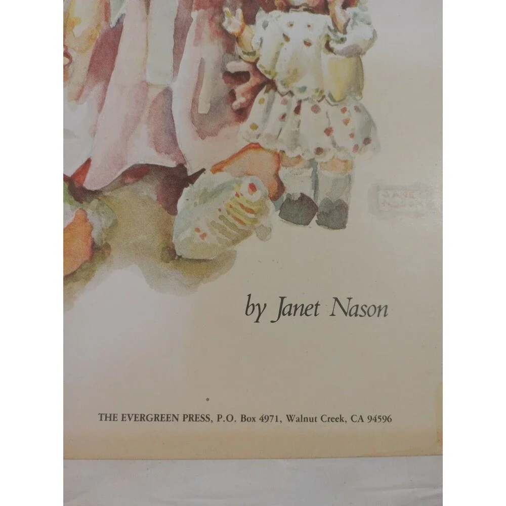 Vintage Old Fashioned Cut Out  Paper Dolls Book